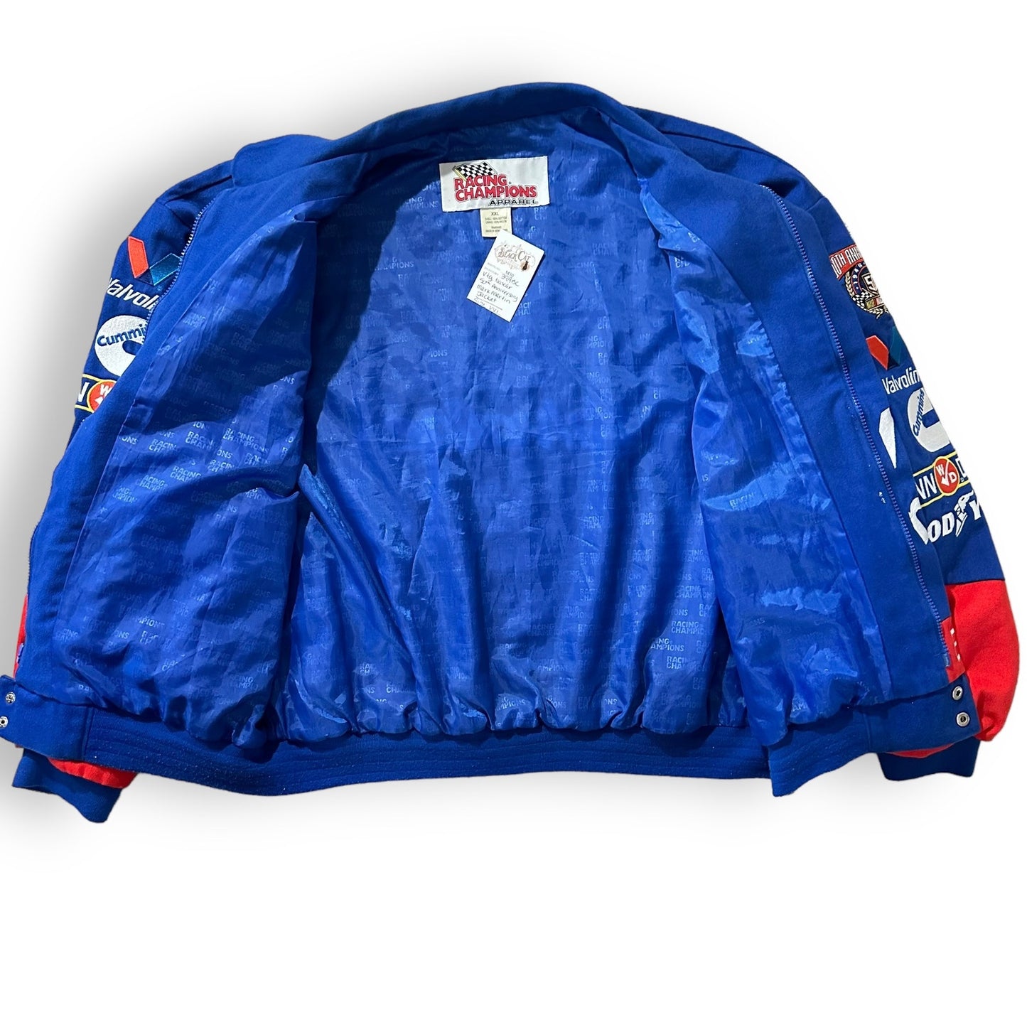 Vintage 90s Nascar 50th Anniversary Mark Martin Valvoline Jacket XXL