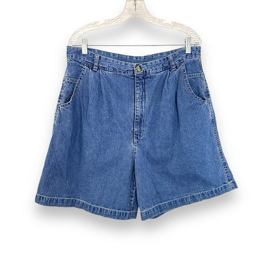 Vintage 90s Gloria Vanderbilt High Waist Denim Mom Shorts Size XL
