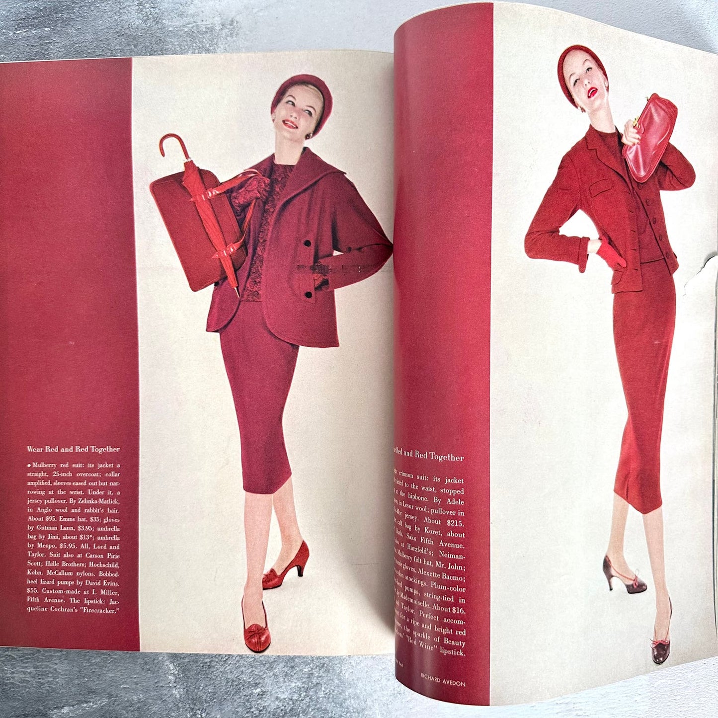 Harper's Bazaar US Sept 1954 Vintage Rare Fashion Magazine