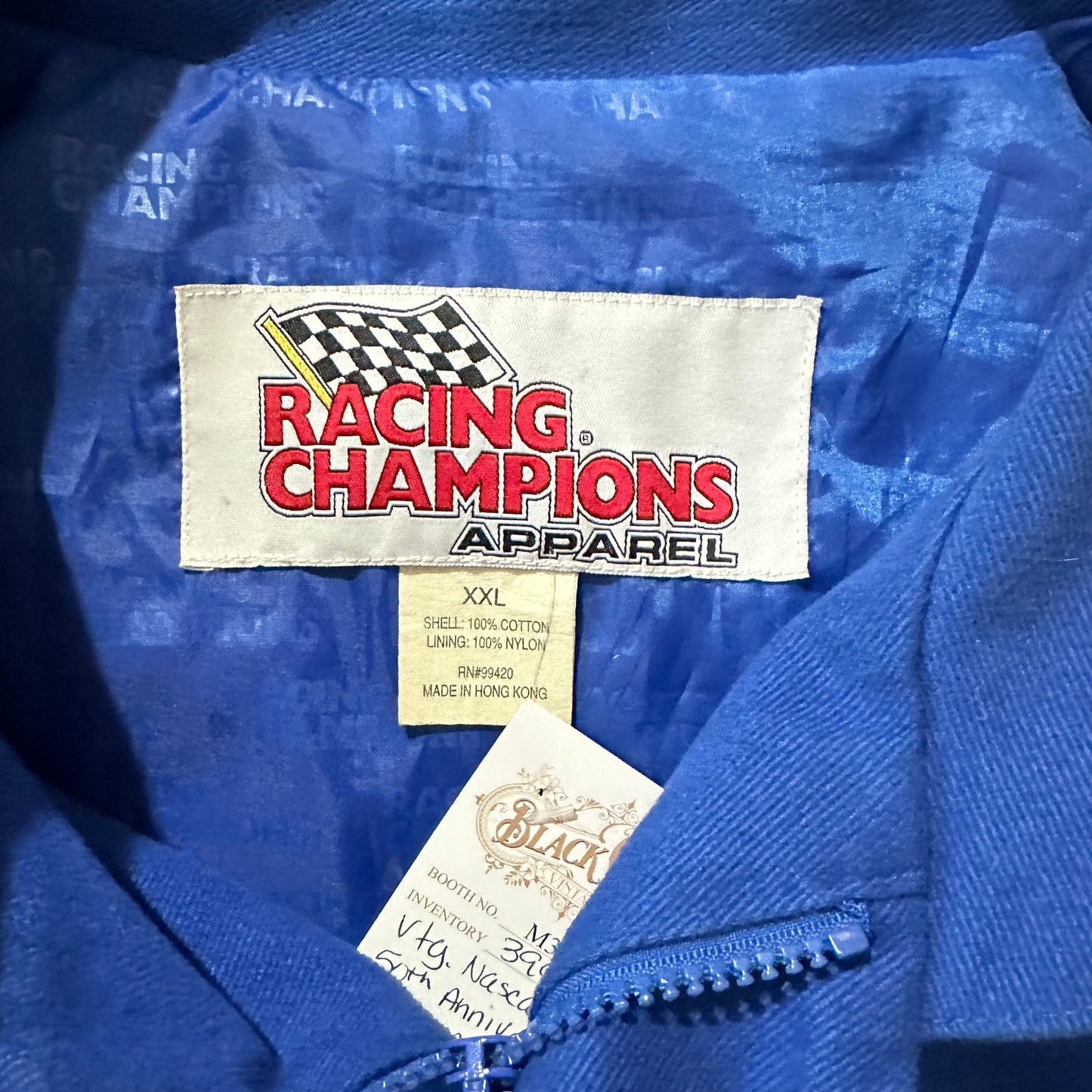 Vintage 90s Nascar 50th Anniversary Mark Martin Valvoline Jacket XXL