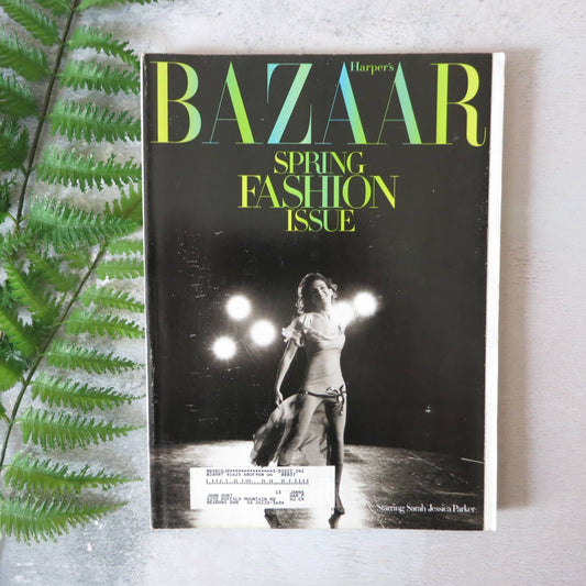 Vintage Harper's Bazaar Magazine Mar 2004 Sarah Jessica Parker