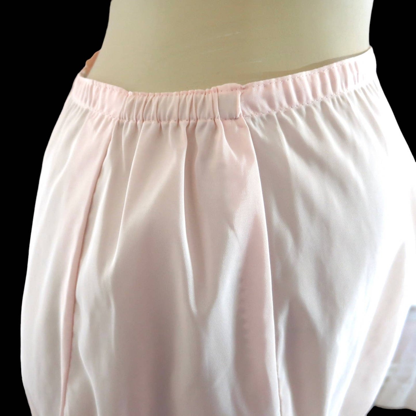 60s Vintage Pink Slip Skirt Petticoat M
